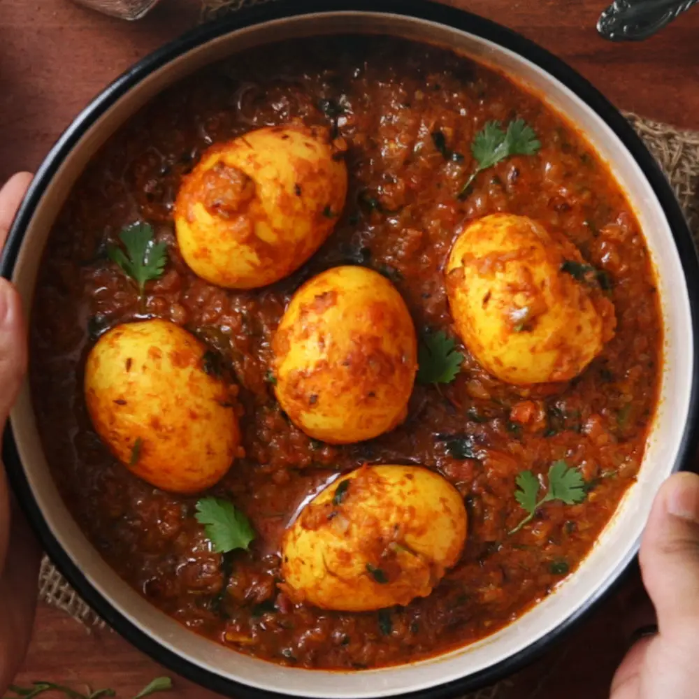 Kolhapuri Egg Curry Recipe