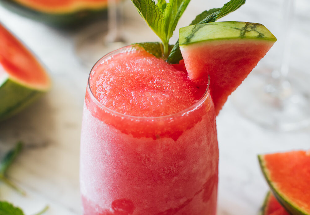 Summer Melon Sorbet Floats Drink Recipe