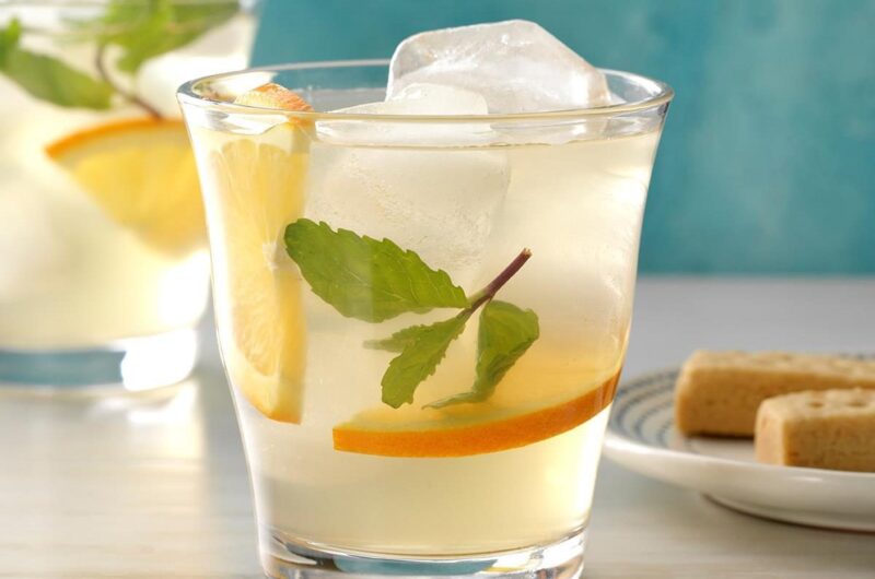 Orange Blossom Mint Refresher