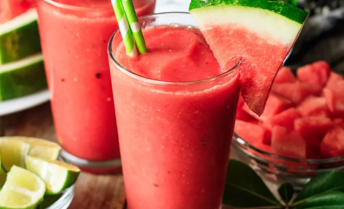 Summer Melon Slushies Drink