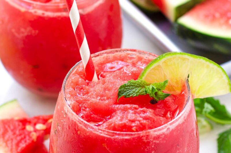 Summer Melon Slushies Drink