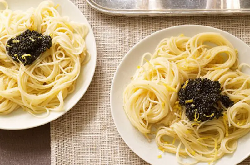 Linguine with Lemon and Caviar Recipe