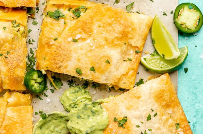 Sheet-Pan Spanakopita Quesadillas