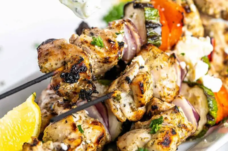 Souvlaki (Greek Chicken Kebabs) Recipe