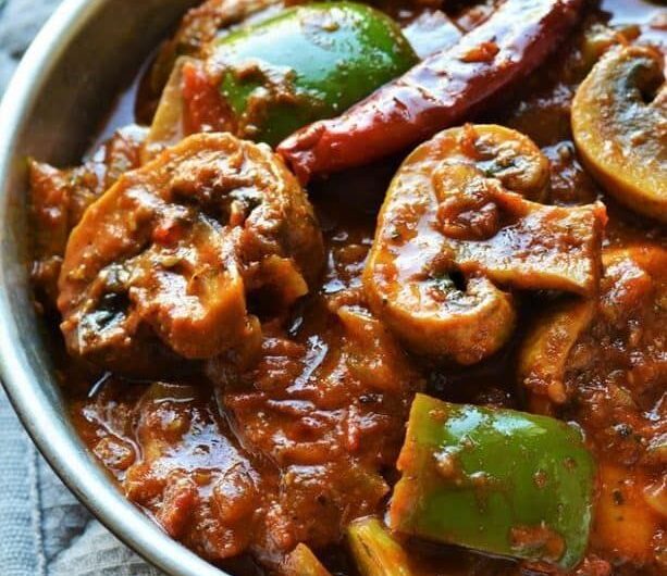 Kadai Mushroom Recipe