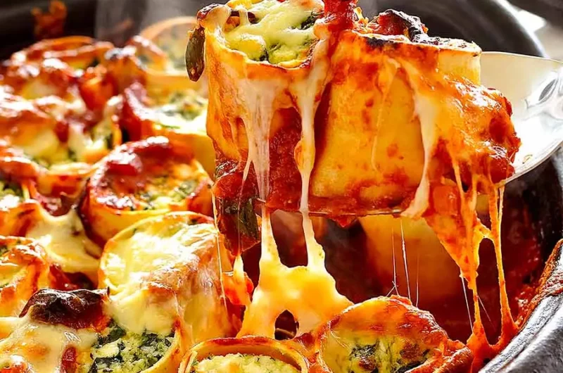 Spinach & ricotta rotolo Recipe