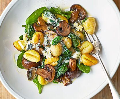 Roast mushroom gnocchi