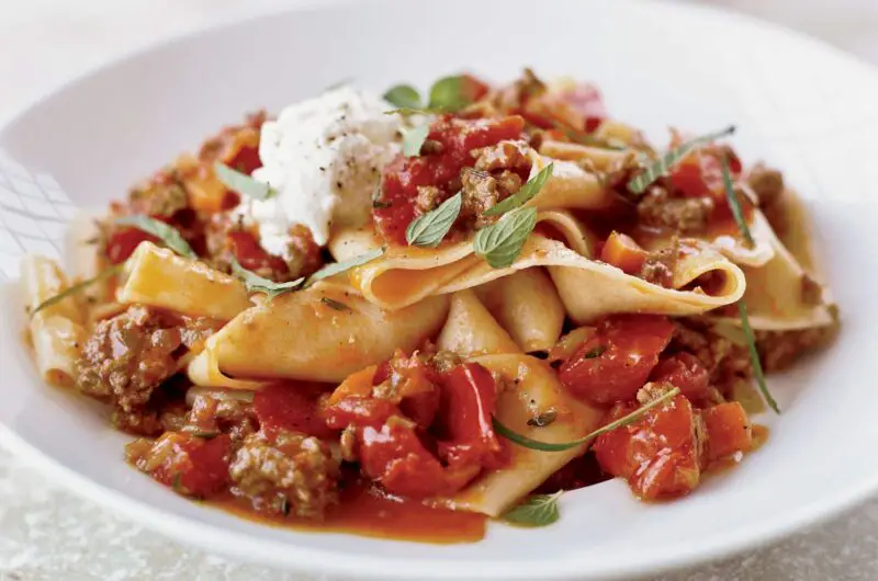 Lamb ragu pappardelle