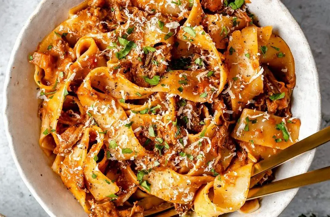 Lamb ragu pappardelle