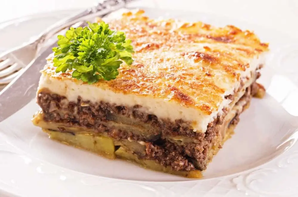 Moussaka (Greek Beef and Eggplant Lasagna)