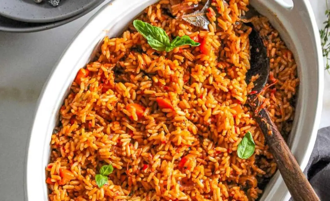 Smoky jollof rice