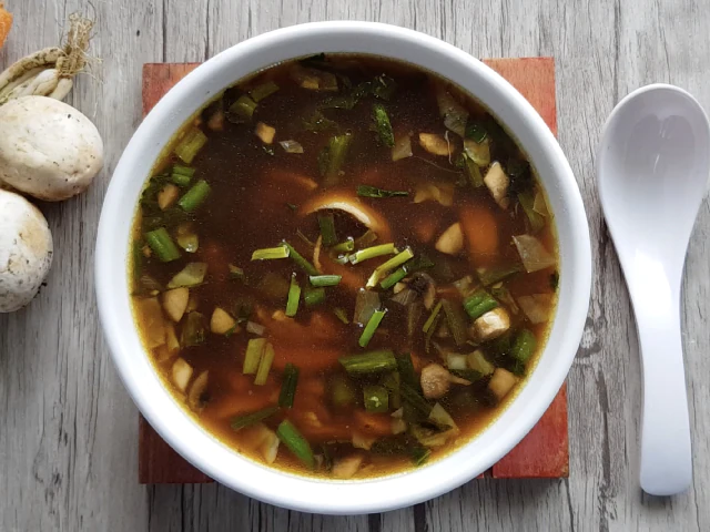 vegetable manchow soup recipe