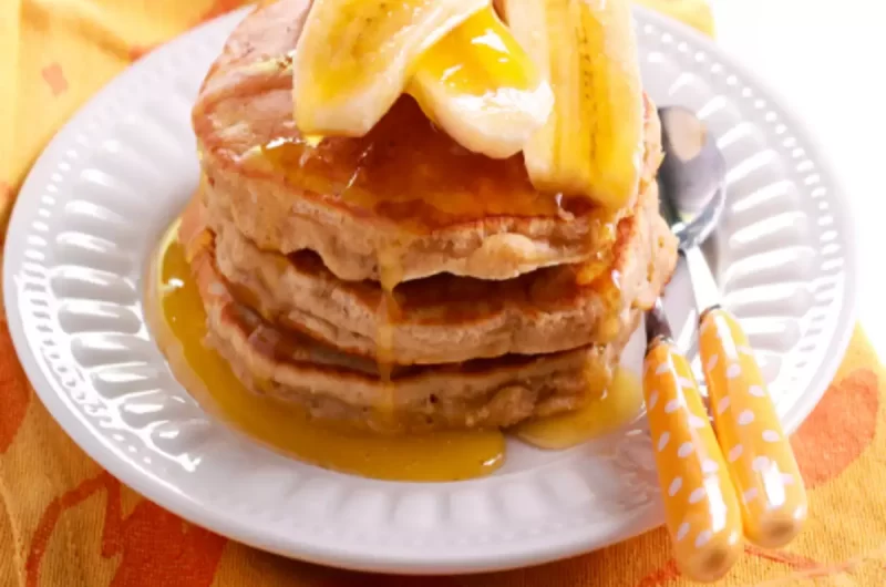 Eggless Banana Pancake Recipe