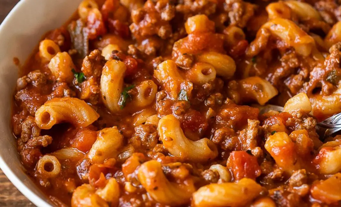 American Goulash: Add a teaspoon of dried basil or oregano to the pot for a different flavor profile.