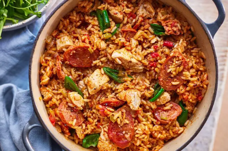 Chicken & Chorizo Jambalaya: A Flavorful One-Pot Meal