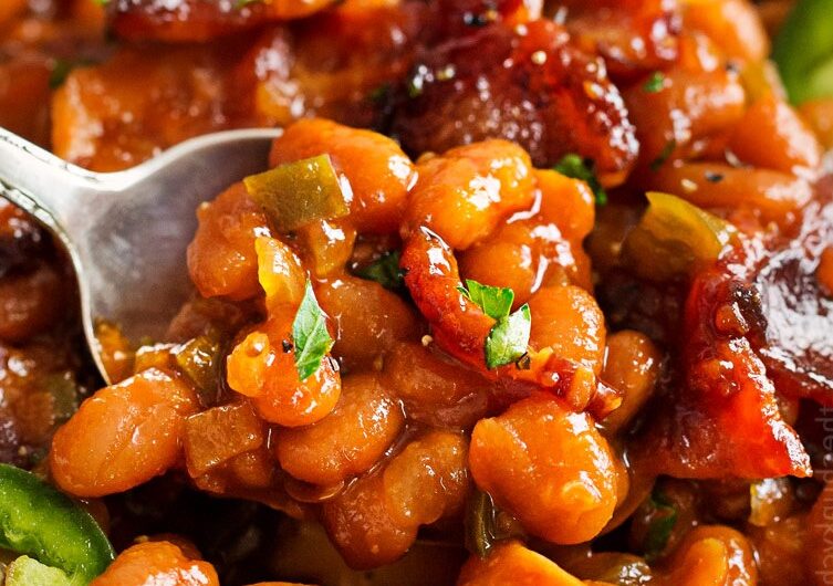 Sweet Tangy Baked Beans