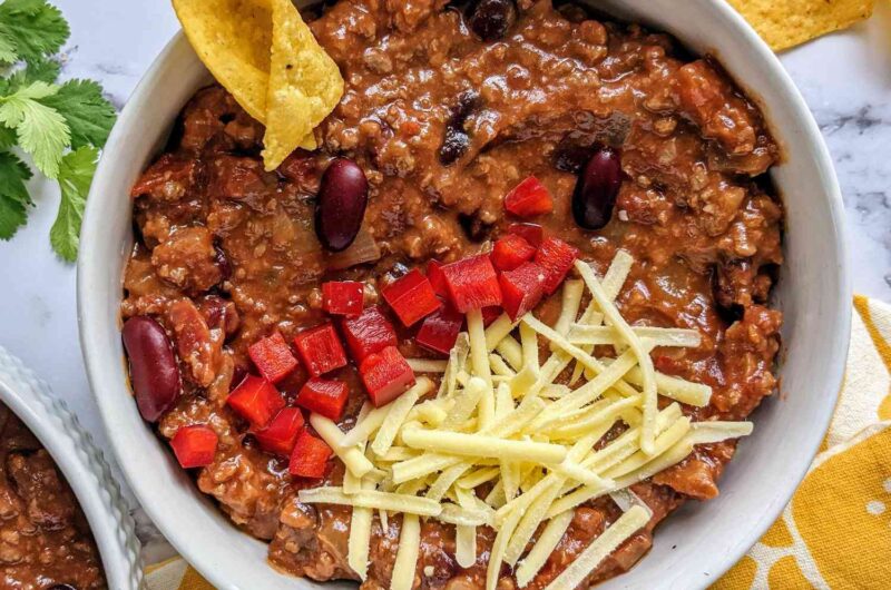 Easy Homemade Chili Recipe