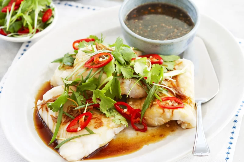 Steamed Fish with Ginger Recipe