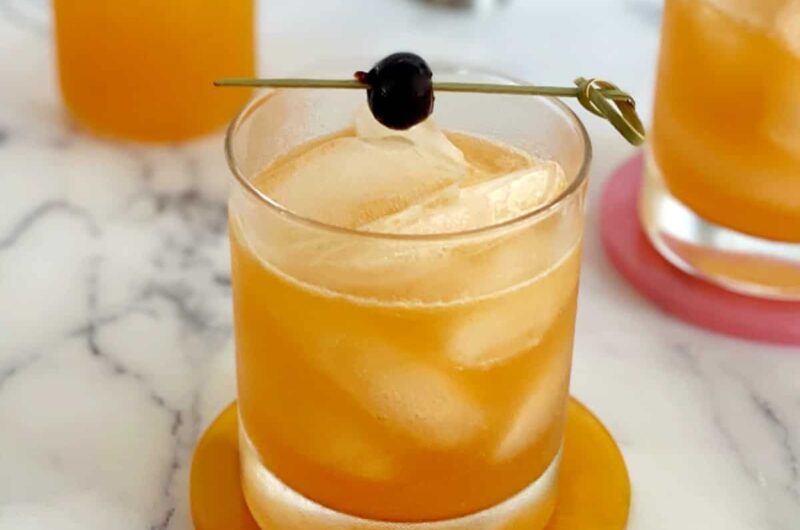 Peach Whiskey Sour