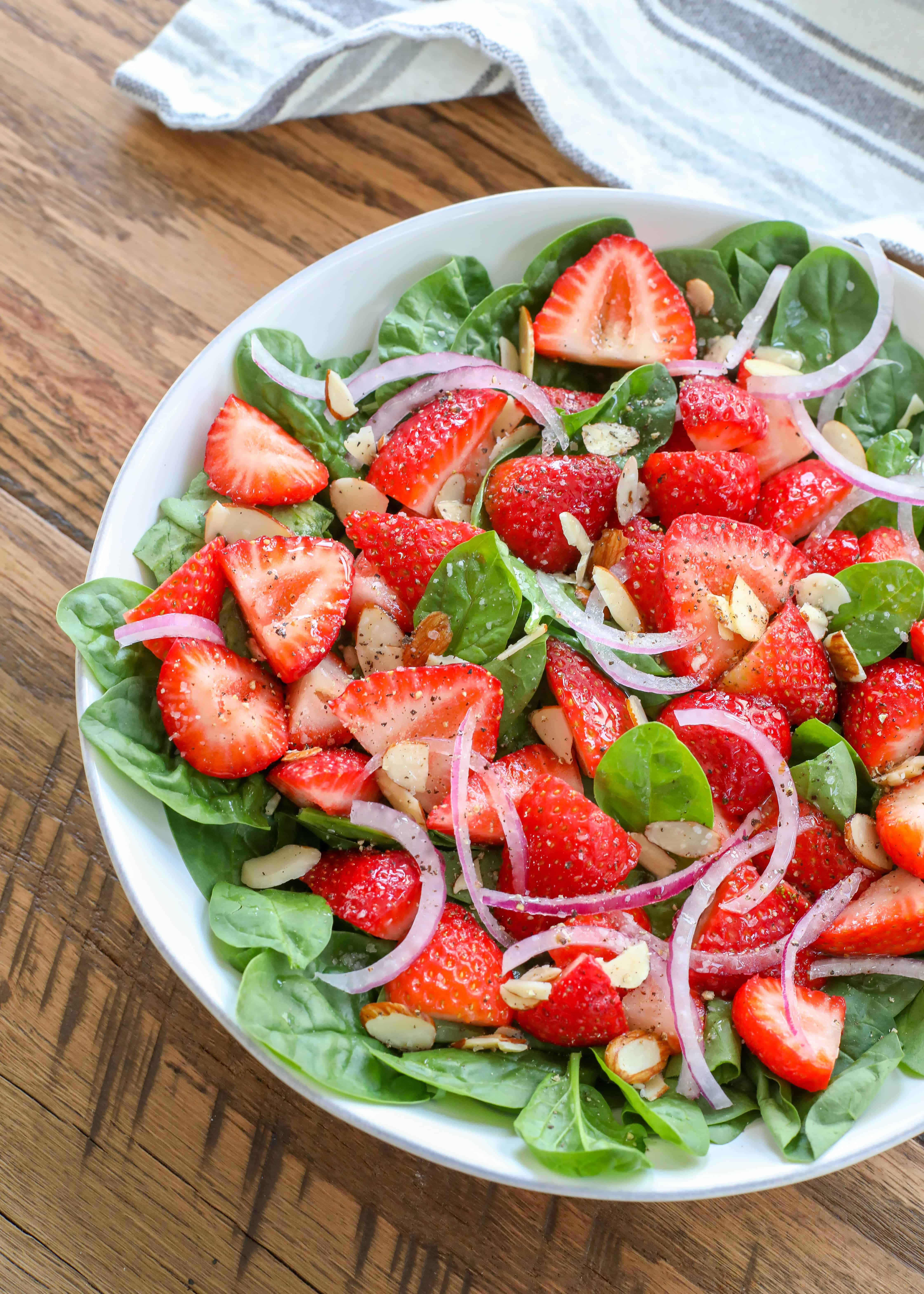 Spinach and Strawberry Salad