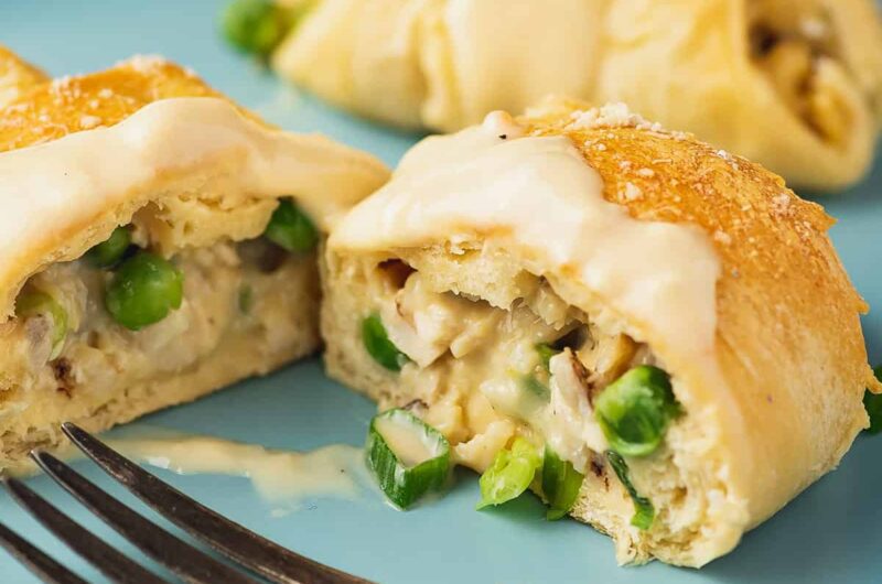 Chicken Pot Pie with Crescent Rolls