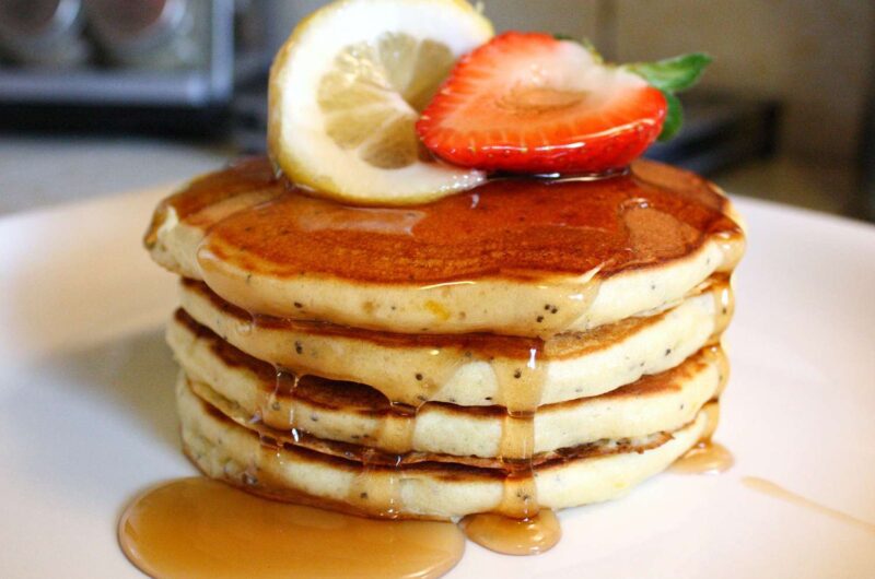Lemon Poppy Seed Pancakes