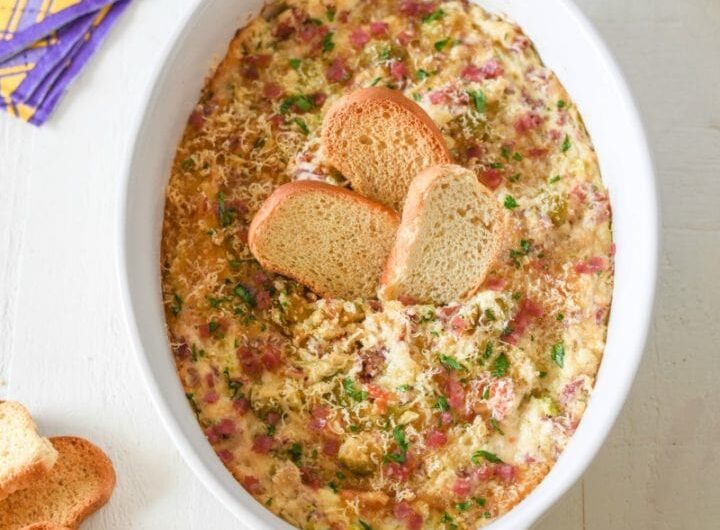 Hot Muffuletta Dip