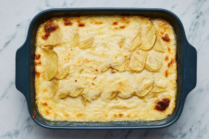 Caesar Scalloped Potatoes