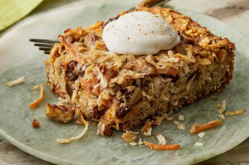 Carrot Cake Baked Oatmeal