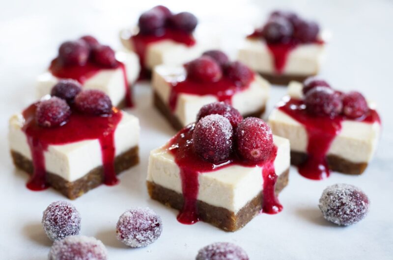 Christmas Cheesecake Bars