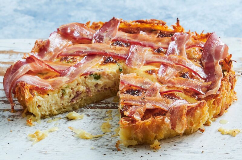 Hash Brown Crust Quiche