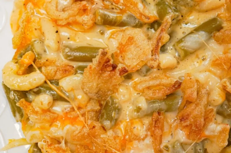 Green Bean Mac and Cheese