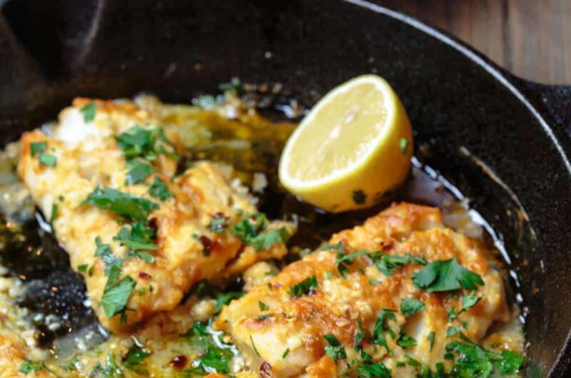 Mediterranean Baked Cod with Lemon