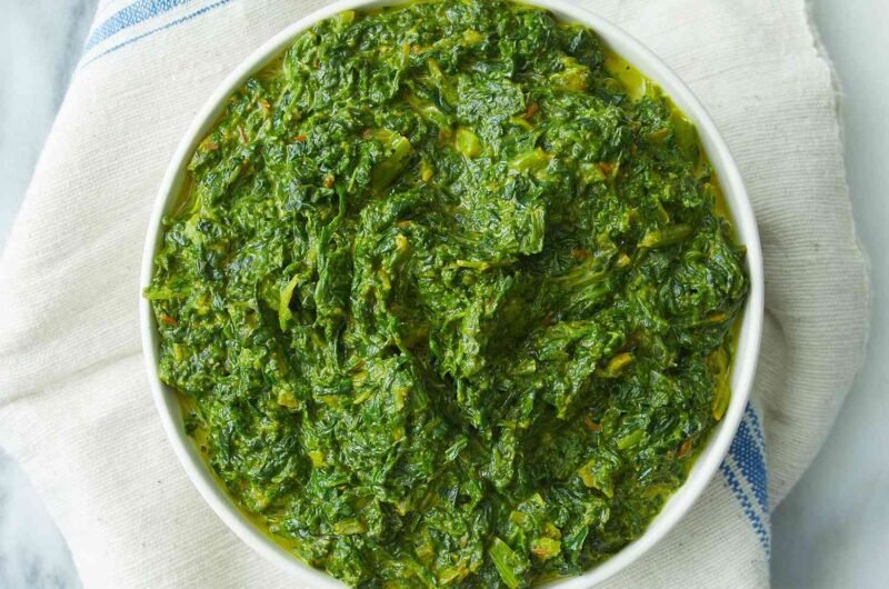 Indian Saag (Spiced Leafy Greens Curry)