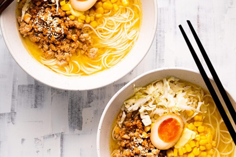 Miso Butter Ramen Noodles