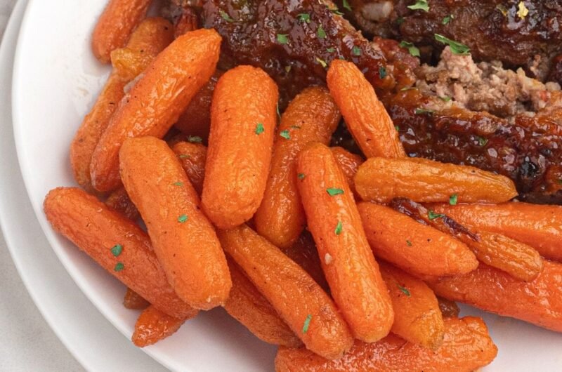 Air Fryer Hot Honey Glazed Carrots