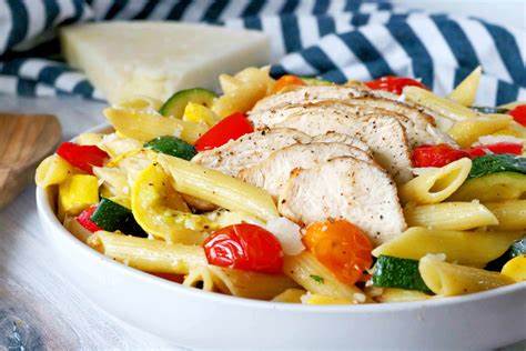 Chicken Primavera Pasta Bake