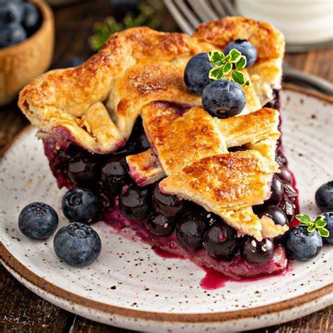 Homemade Blueberry Pie