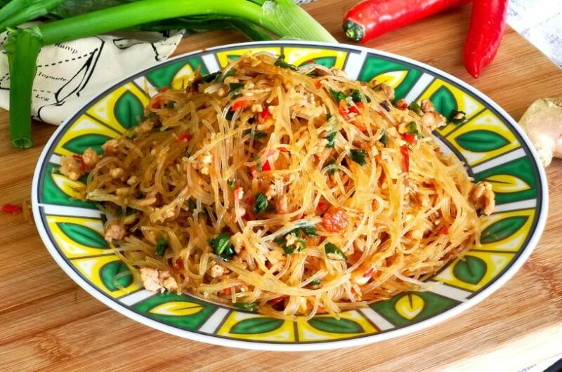 Ants Climbing a Tree (Glass Noodles Stir-Fry)