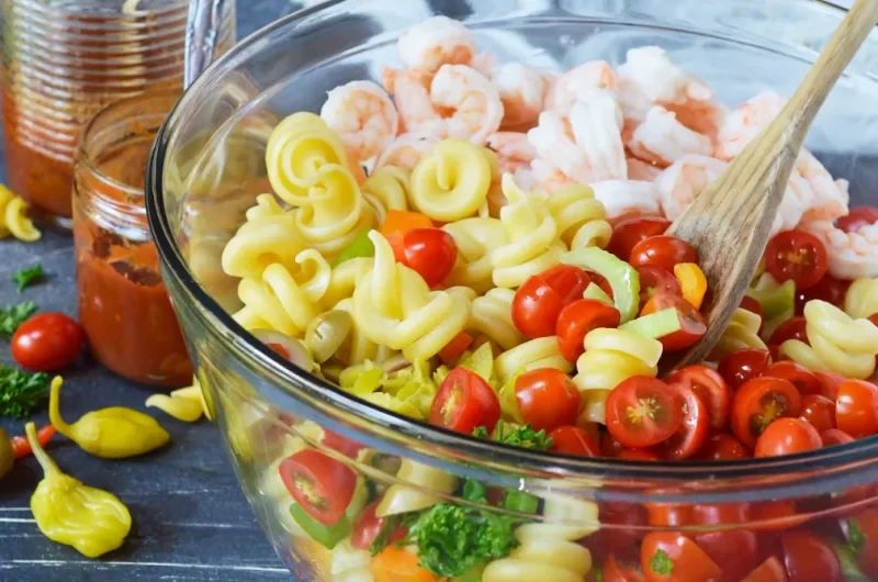 Bloody Mary Pasta Salad