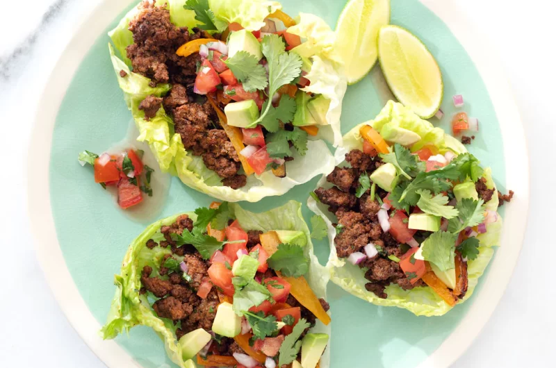 Taco Beef Lettuce Cups