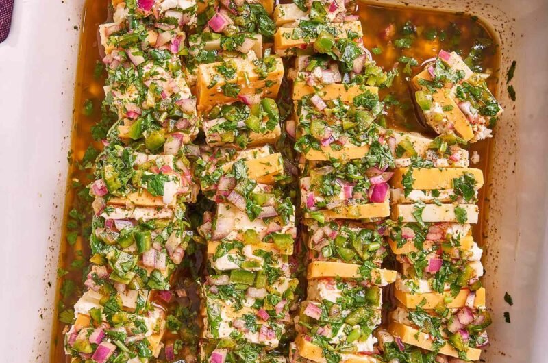 Mexican-Style Marinated Cheese